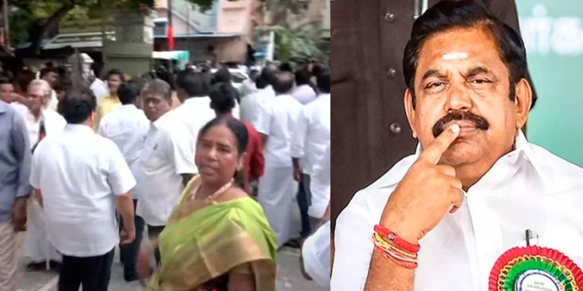 Volunteers gather in front of AIADMK office; Compulsory decision-making eps