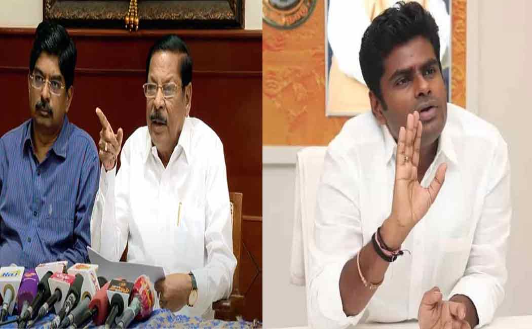 "Annamalai will be jailed for one year" RS Bharti