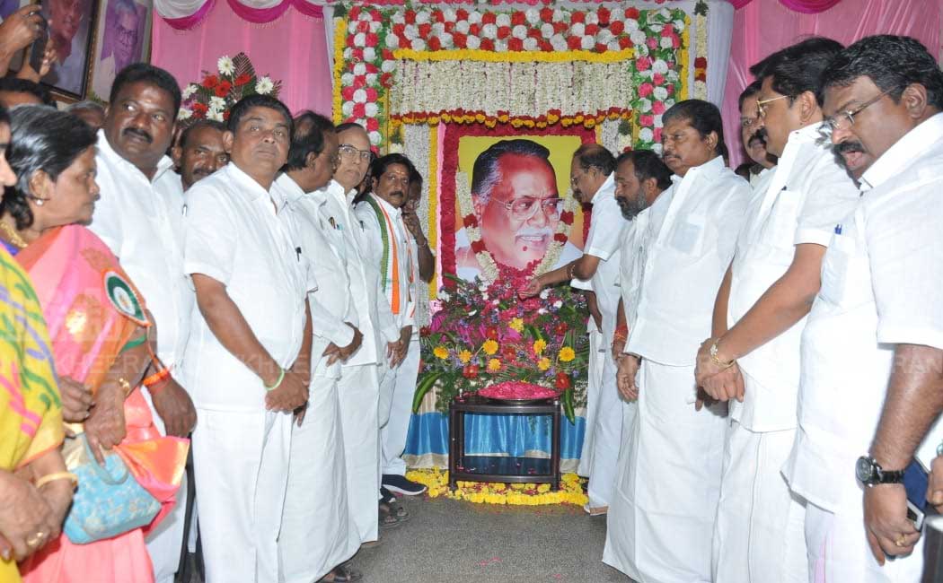 Vazhapadi k Ramamurthy's birthday party under the leadership of Tamil Nadu Congress (Pictures)