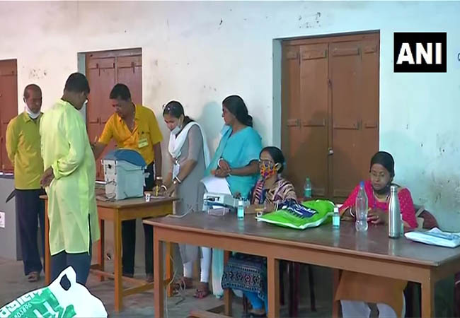 Voting for the second phase of west bengal and assam states
