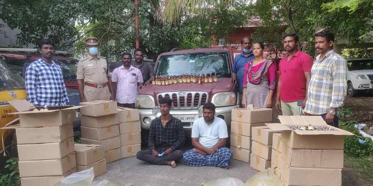 Two arrested for fake liquor - 9 arrested for selling cannabis in Pantrudi area!
