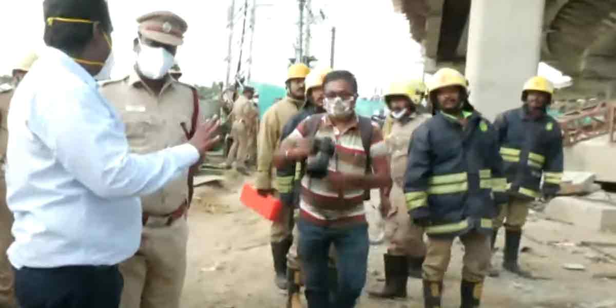 Madurai flyover collapses