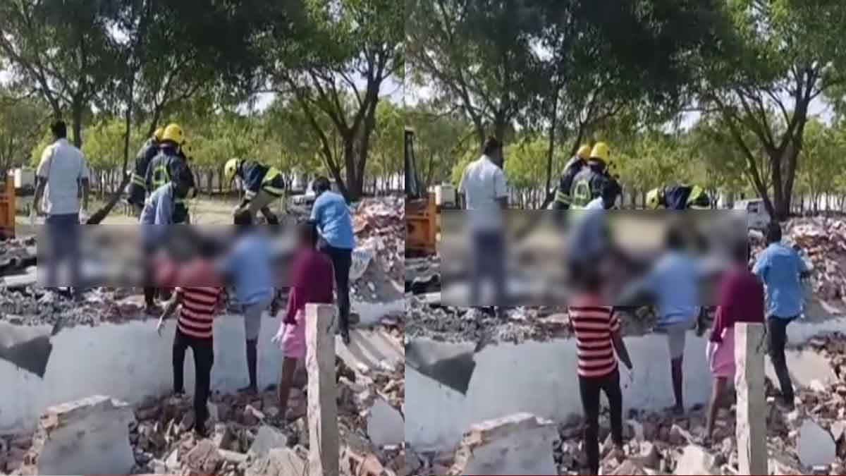 Explosion in firecrackers factory- 5 people lost their lives