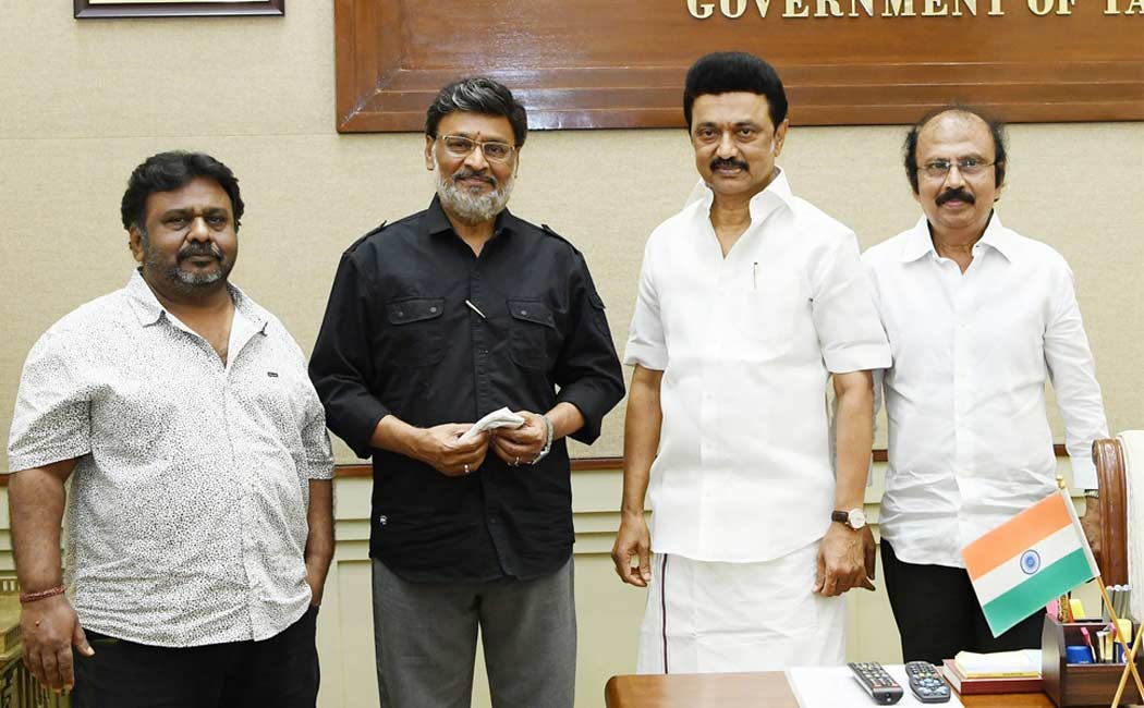 Bhagyaraj met Chief Minister mk stalin