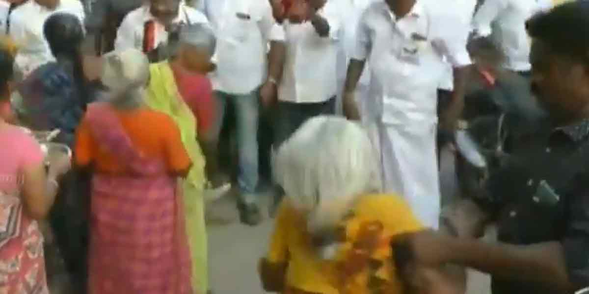incident in minister election campaign