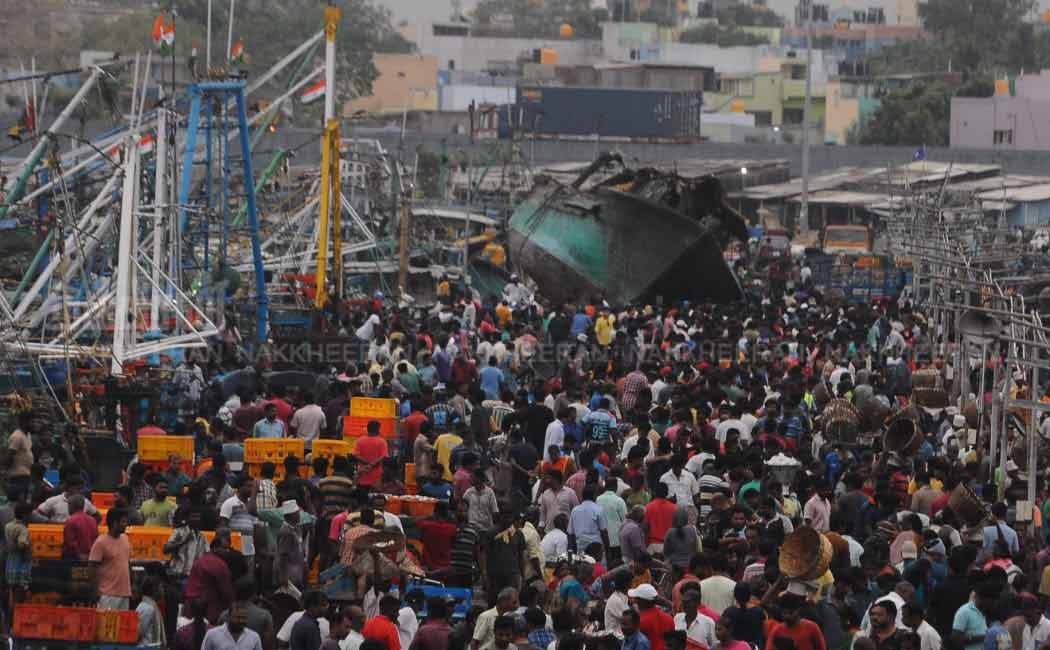 Kasimedu fish market