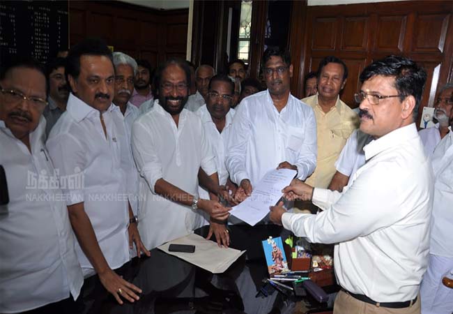 rajya sabha election admk candidates nomination filled