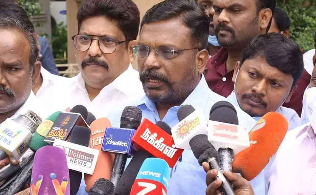 "He who politicizes everything also makes mother" Thirumavalavan