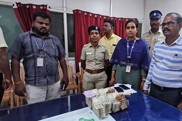 Near Tirupattur taken without documents Rs. 24 lakh forfeited