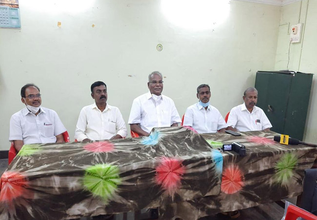 marxist communist party tamilnadu leader pressmeet at neyveli