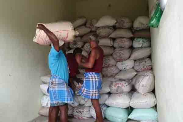 House for rent and hoarding ration rice!