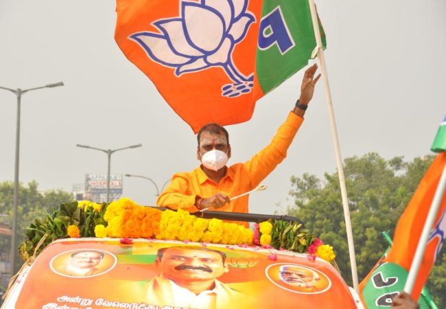 vel yathirai bjp leaders chennai police arrested