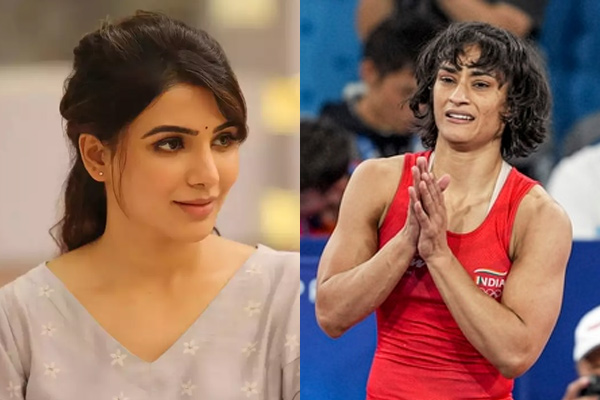samantha about Vinesh Phogat disqualified