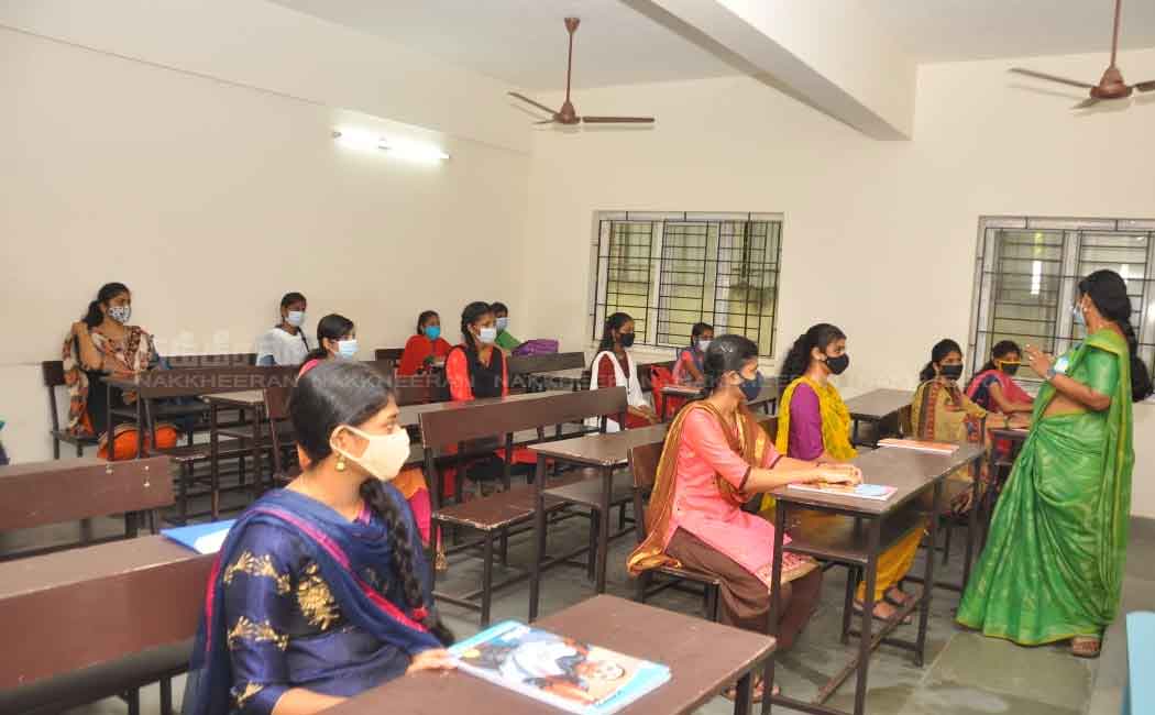 Colleges reopen in tamilnadu