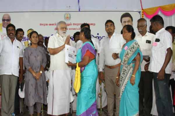 Minister says govt that can provide houses to everyone is a Dravidian model govt