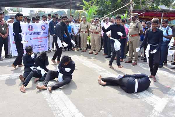 road safety awareness programme conducted in trichy