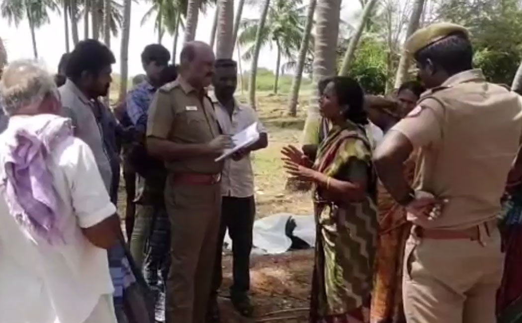 old man who went to water the garden in Karur was found passed away