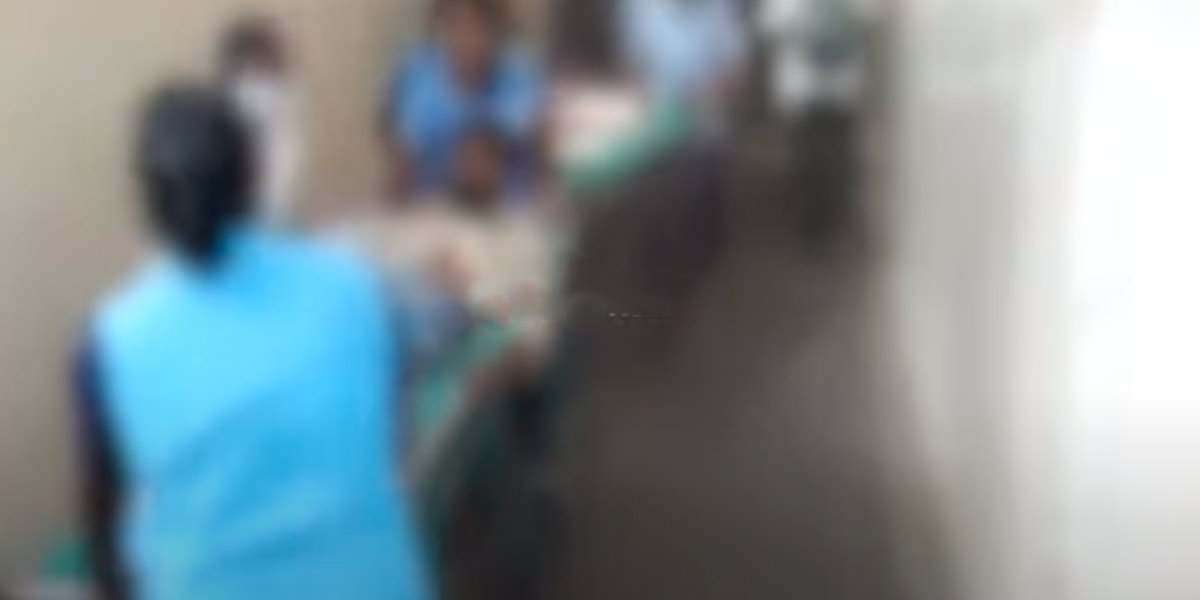 Government hospital fire; Discharge of patients