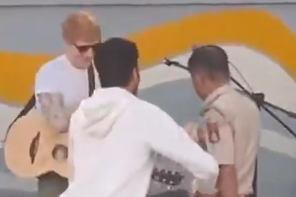 Bengaluru Police Stop Ed Sheeran singing at church street
