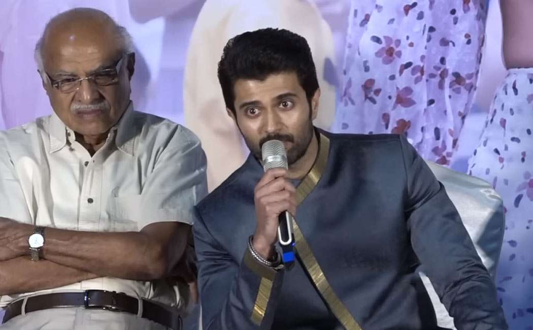 vijay devarakonda about anirudh in kushi press meet about