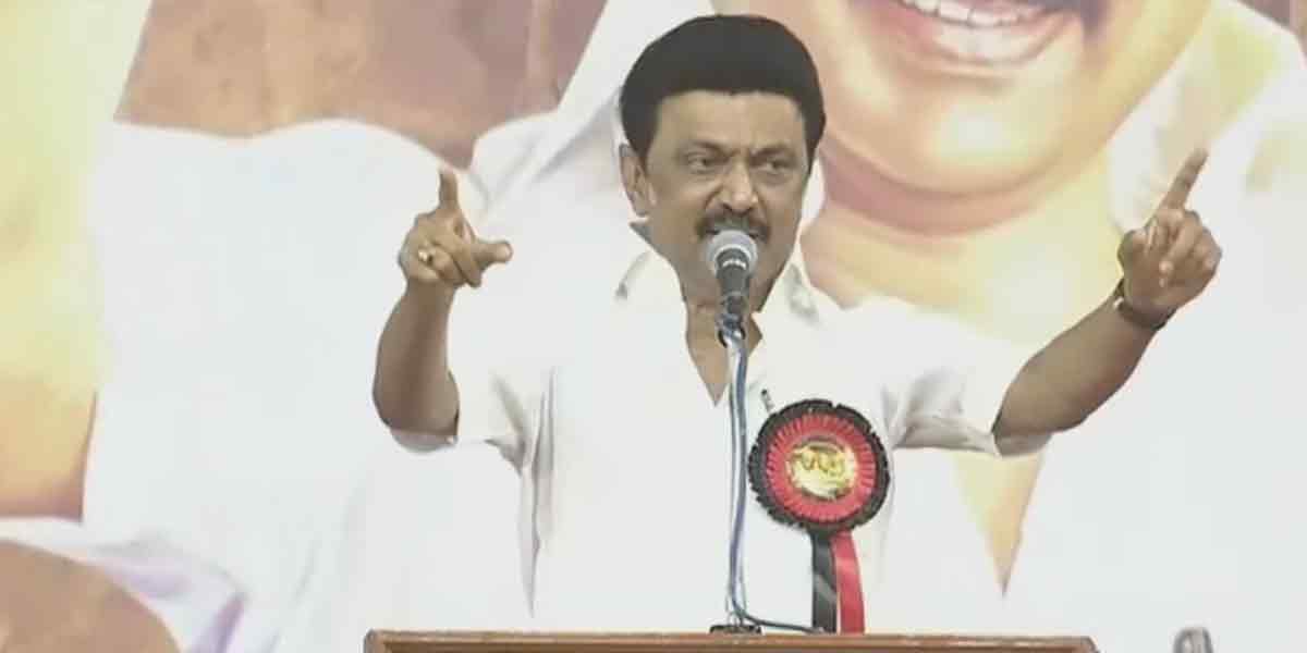 "They have given pressure to the point of chest pain; DMK does not fear''- M.K.Stal's condemnation