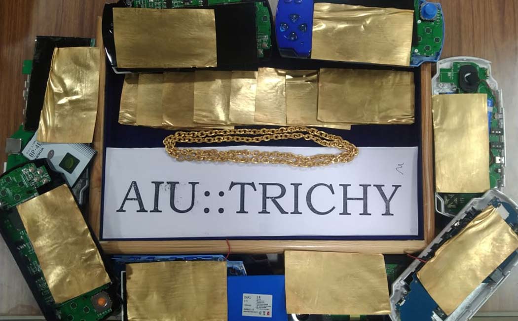 One kg smuggled gold caught Trichy airport