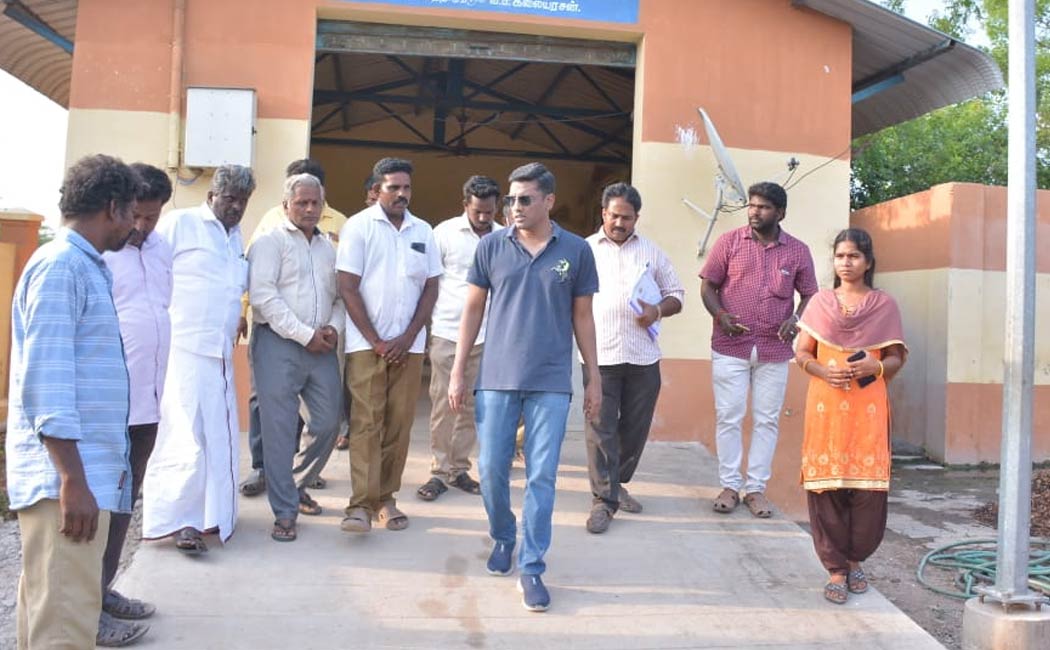 Director of Municipalities reviewed the projects Annamalainagar Municipality