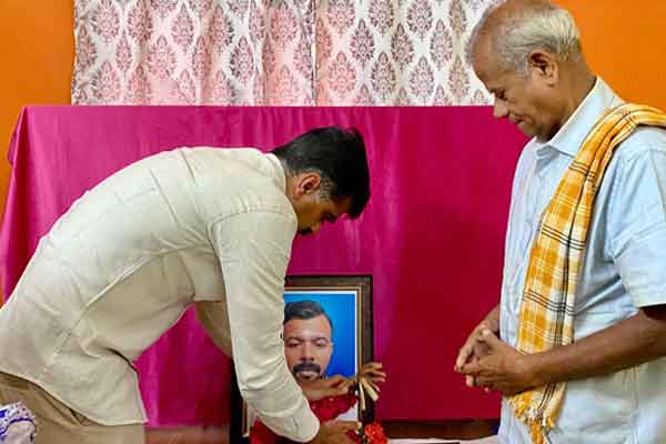 Durai Vaiko meets family deceased Trichy and offered condolences