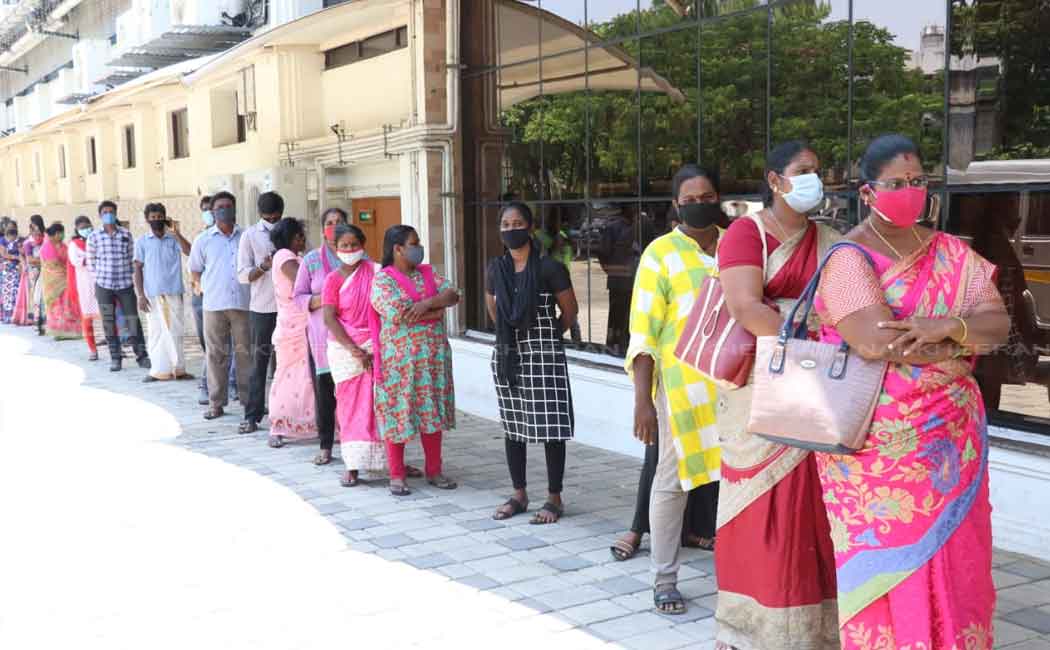L. Murugan provided welfare assistance on behalf of the BJP
