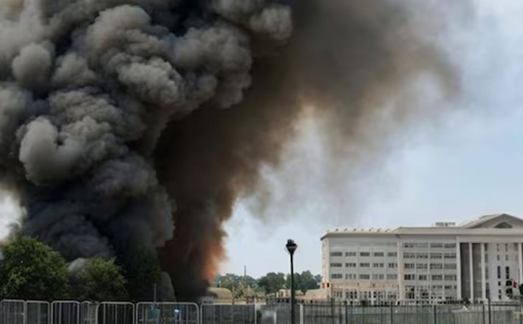 fake image of an Pentagon Explosion is being circulated using ai