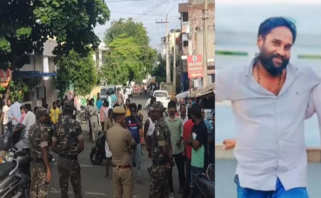 Hindu munnani executive incident in Tiruppur - Police investigating