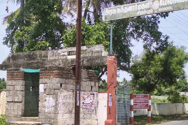 struggle against the removal temple which threat to lives of schoolgirls