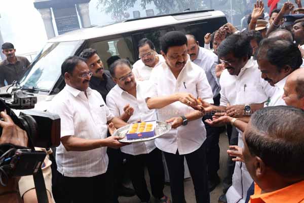 The sun can never be hidden Chief Minister M.K. Stalin