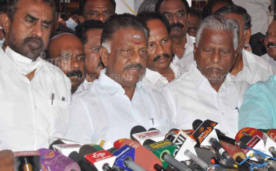 AIADMK walkout from Assembly condemning minister speech