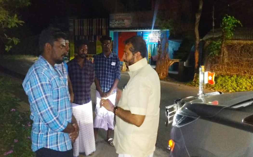 Echo of Nivar storm ... Precautionary measures in Thirumurugal and Tittacherry areas! -MLA Tamimun Ansari study!