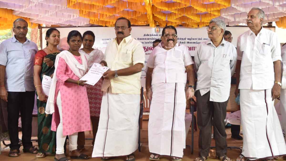 'Several lakhs of youth across Tamil Nadu have got job opportunities' - Minister Chakrapani's speech