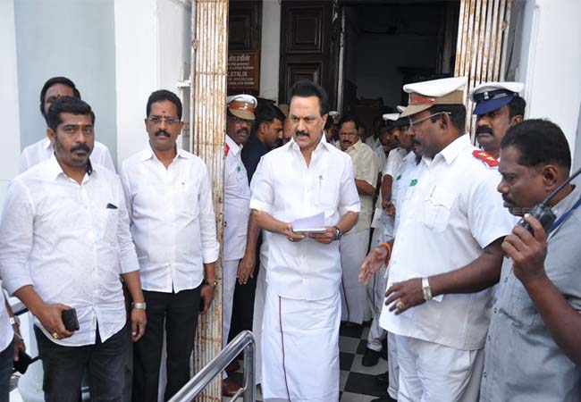 tamilnadu assembly meeting governor speech avoid dmk party