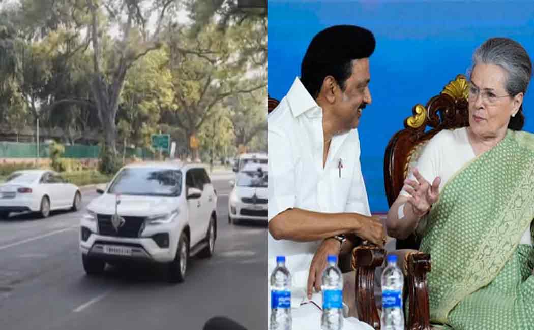 MK Stalin meets Sonia Gandhi