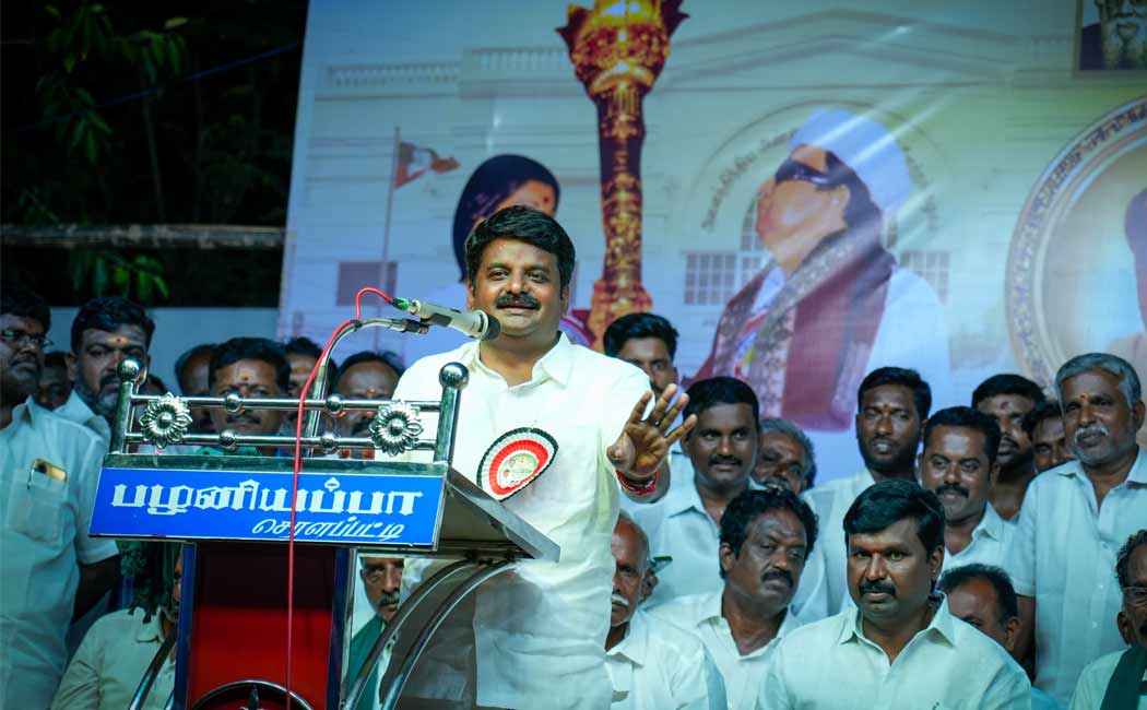 DMK rule will be removed and AIADMK rule will in Tamil Nadu says vijayabaskar