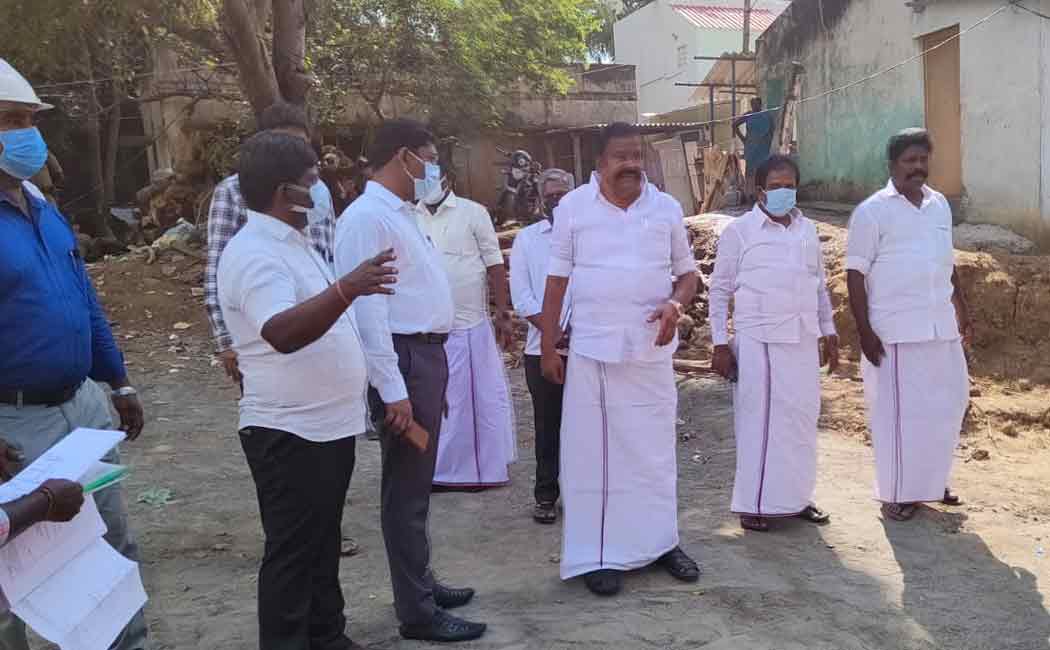 Minister KN Nehru inspects drinking water treatment plant