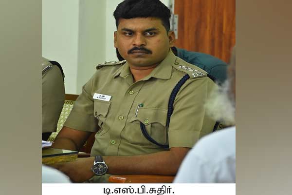 The lorry driver incident in front of the police in thoothukudi