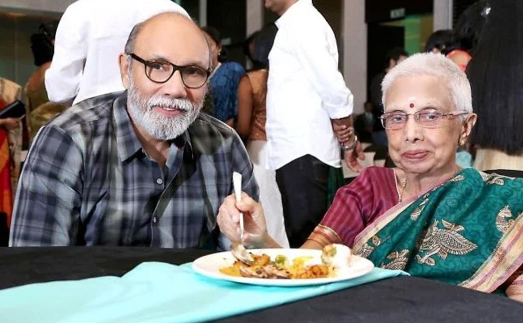 sathyaraj mother passed away
