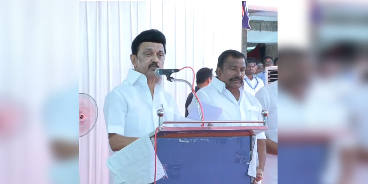 "Edappadi does not know all this history; Tamilisai, L.Murugan will have a chance''-Tamil Chief Minister M.K.Stalin's interview