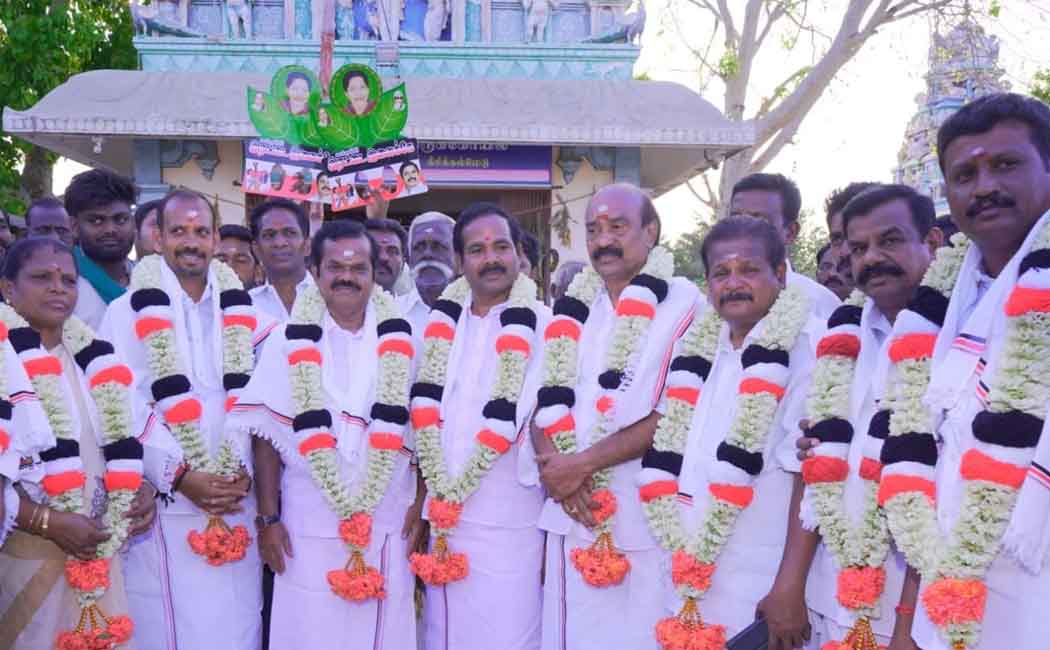 "I will implement development projects to benefit the people" - AIADMK candidate Karupiya