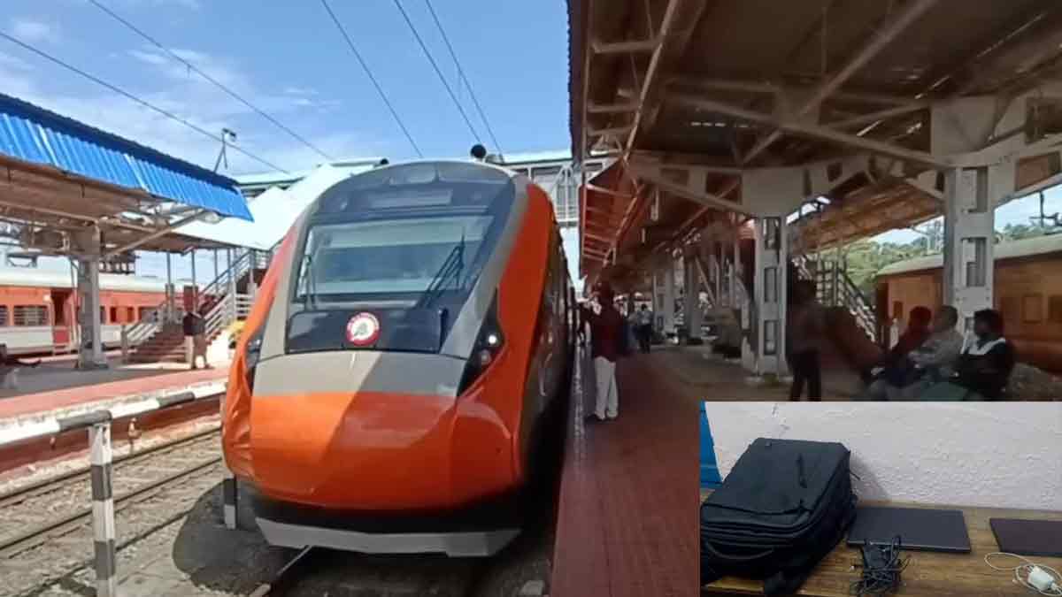 Theft on Vande Bharat train arriving in Nagercoil