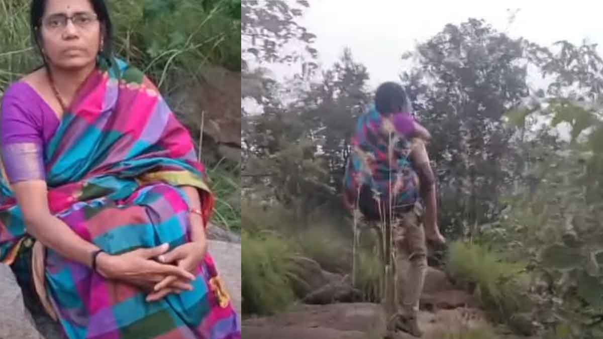 Distressed woman on Tiruvannamalai; Recovery after two days