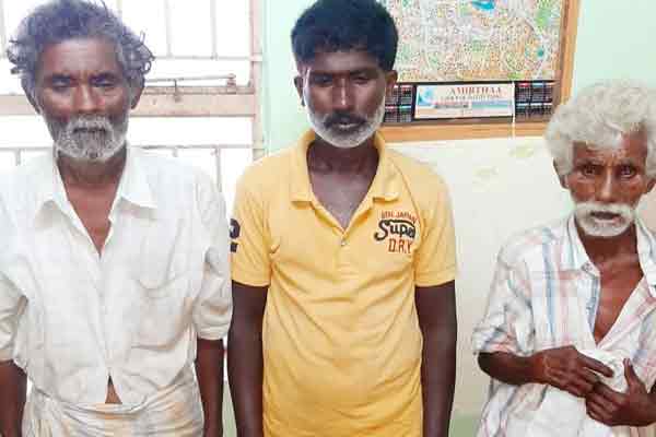three arrested under pocso act in dindigul