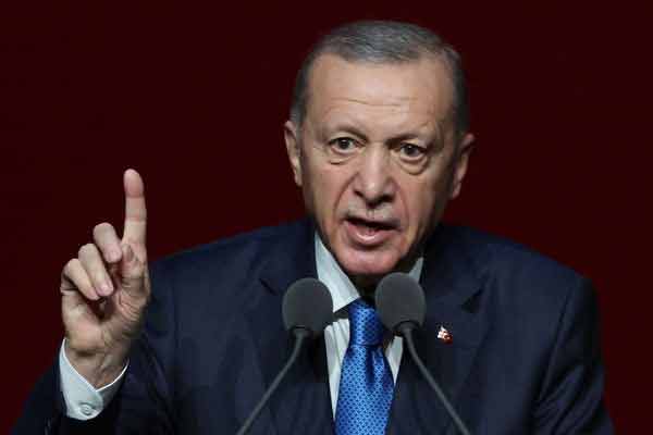 Turkey president crictized israel