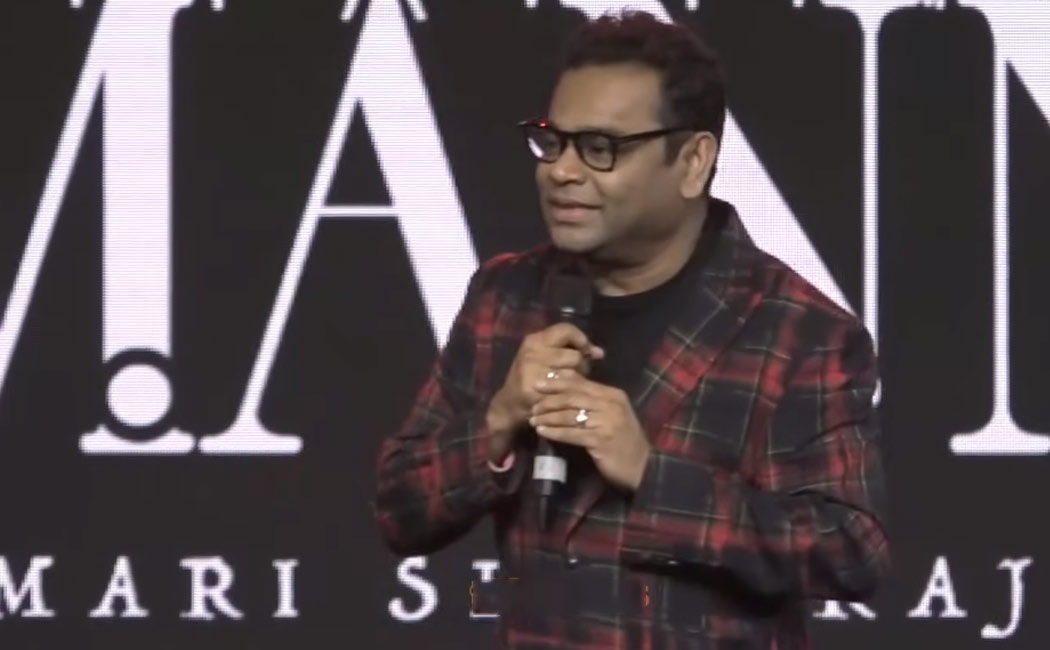 ar rahman speech at maamannan 50th day celebration