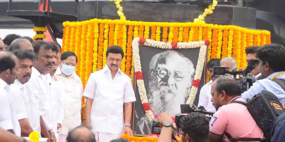 Chief Minister M. K. Stalin's interview for Periyar's portrait